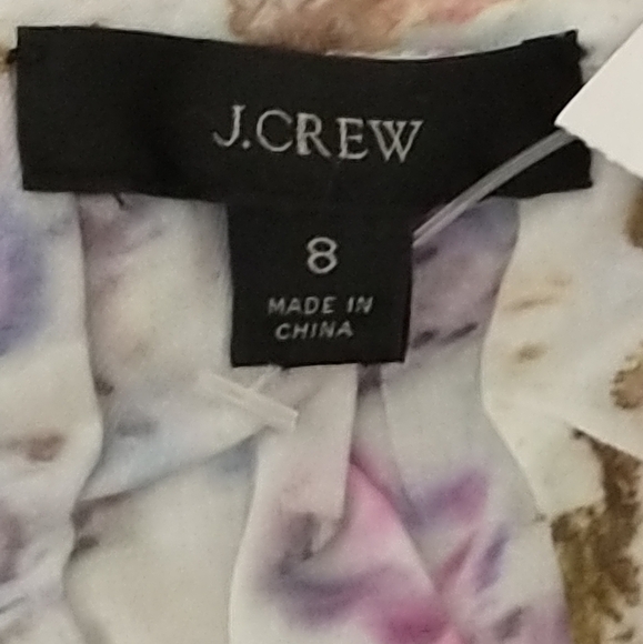J.Crew Watercolor Print Blouse - Picture 2 of 10